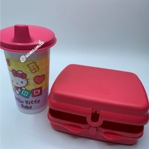 Tupperware Hello Kitty Lunch Set